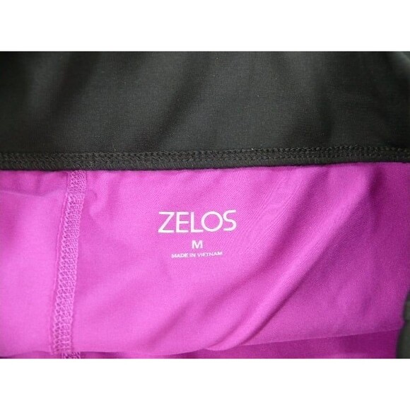 NWT ZELOS sport skirt skort black magenta color sz M - Picture 4 of 5